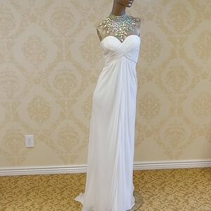 Blush prom size 0 wedding  prom dress